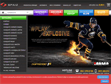 Tablet Screenshot of hokejovavystroj.sk